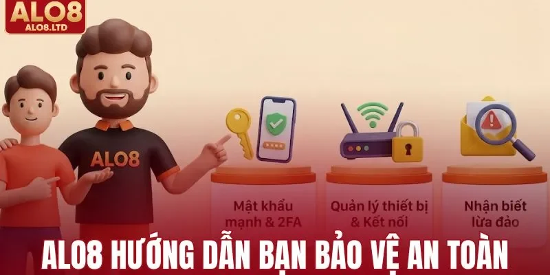 Nhà cái ALO8 hướng dẫn bạn bảo vệ an toàn